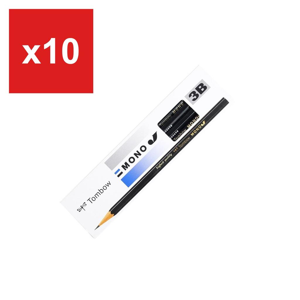 Tombow Pencil 'MONO J', B, Dozen Pack, MONO-JB