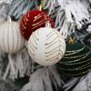 6pcs 8cm Christmas Pendant Ball Cartoon Christmas Tree Hanging Decoration  Home Xmas Decor