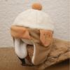 Fleece Lining Kid Earflap Hat Windproof Ear Protector Cap New Ear Warm Beanie  Cold Weather