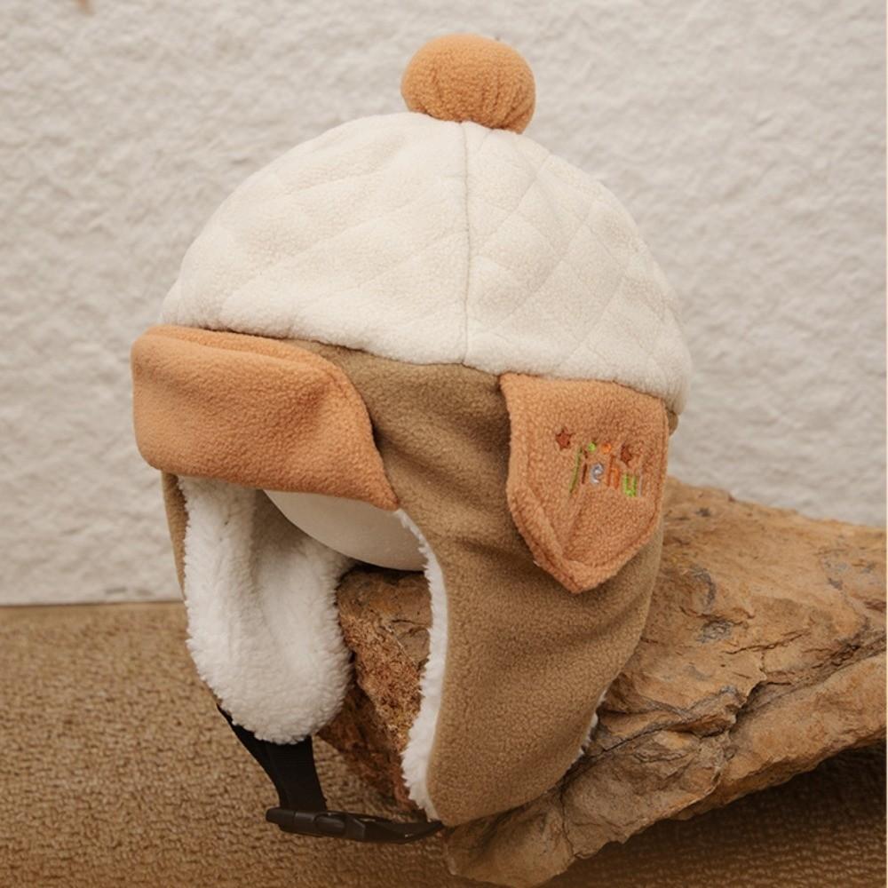 Fleece Lining Kid Earflap Hat Windproof Ear Protector Cap New Ear Warm Beanie Cold Weather