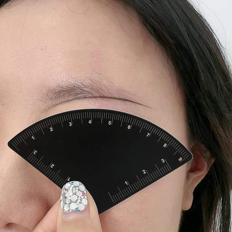 Aluminum Alloy Fast Drawing Eyebrow Design Ruler Microblading Mapping Tool Shaping Permanent Makeup Drawing Guide Ruler Tattoo
