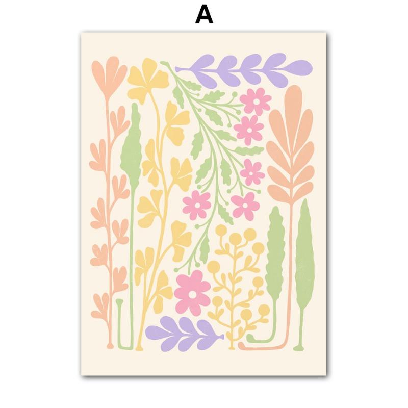 

Цветы, свежие, солнце, радуга, силуэт, настенное искусство, холст, скандинавский постер и принты, настенные картины для декора гостиной 21cm×30cm NoFrame