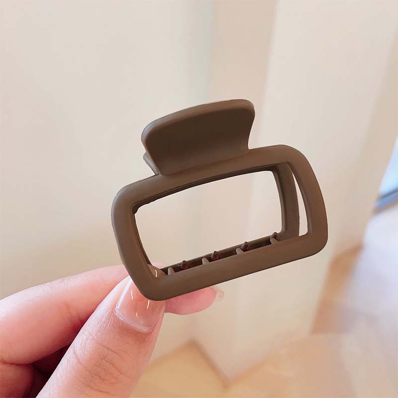 Fashion Colorful Acrylic Square Hair Claw Clip For Women Girls Elegant High Ponytail Hair Clip Clamp Hair Styling Accessories