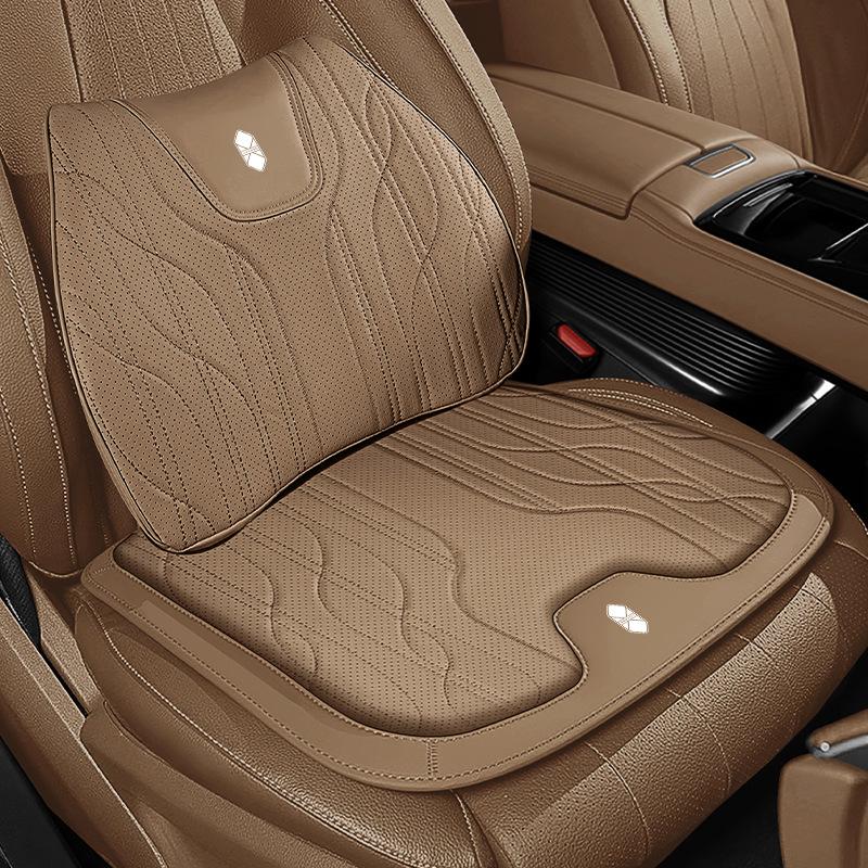 Zhijie S7/R7 & Xiangjie S9 Headrests, Lumbar Supports, Seat Cushions: All-Season, Comfortable, Breathable Leather Interior.