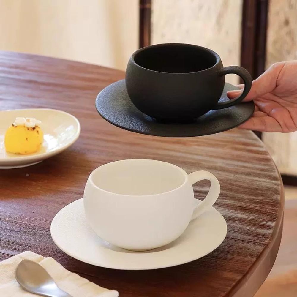 Ceramic Coffee Cup Set 300ml Milk Cup Creative Tea Cup  Restaurant