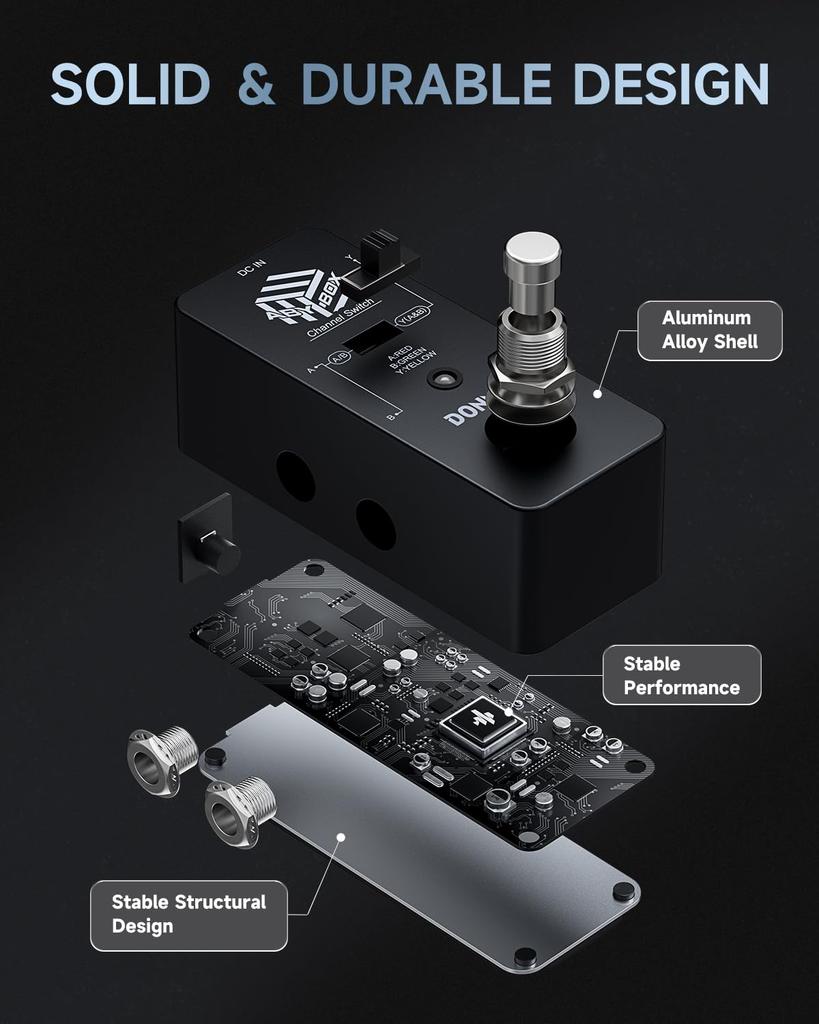 Donner ABY BOX Line Selector Pedal Guitar Effects Pedal (Mini)
