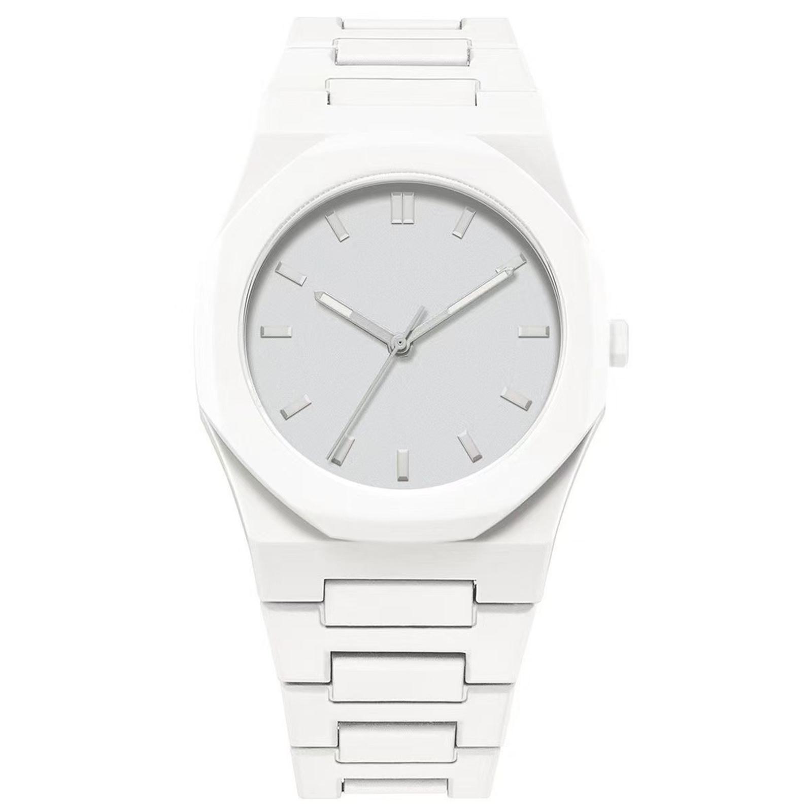 

Мужские водонепроницаемые светящиеся наручные часы-будильник для бега One Size белый