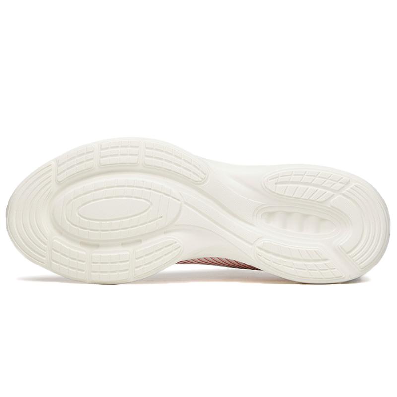 Anta Running Collection Lightweight And Breathable Low-Top Running Shoes Men's Beige White Pink Sneakers 112135568-2