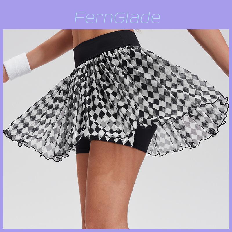 High Waist Athletic Skirt For Women With Breathable Nylon Fabric For Running And Fitness
