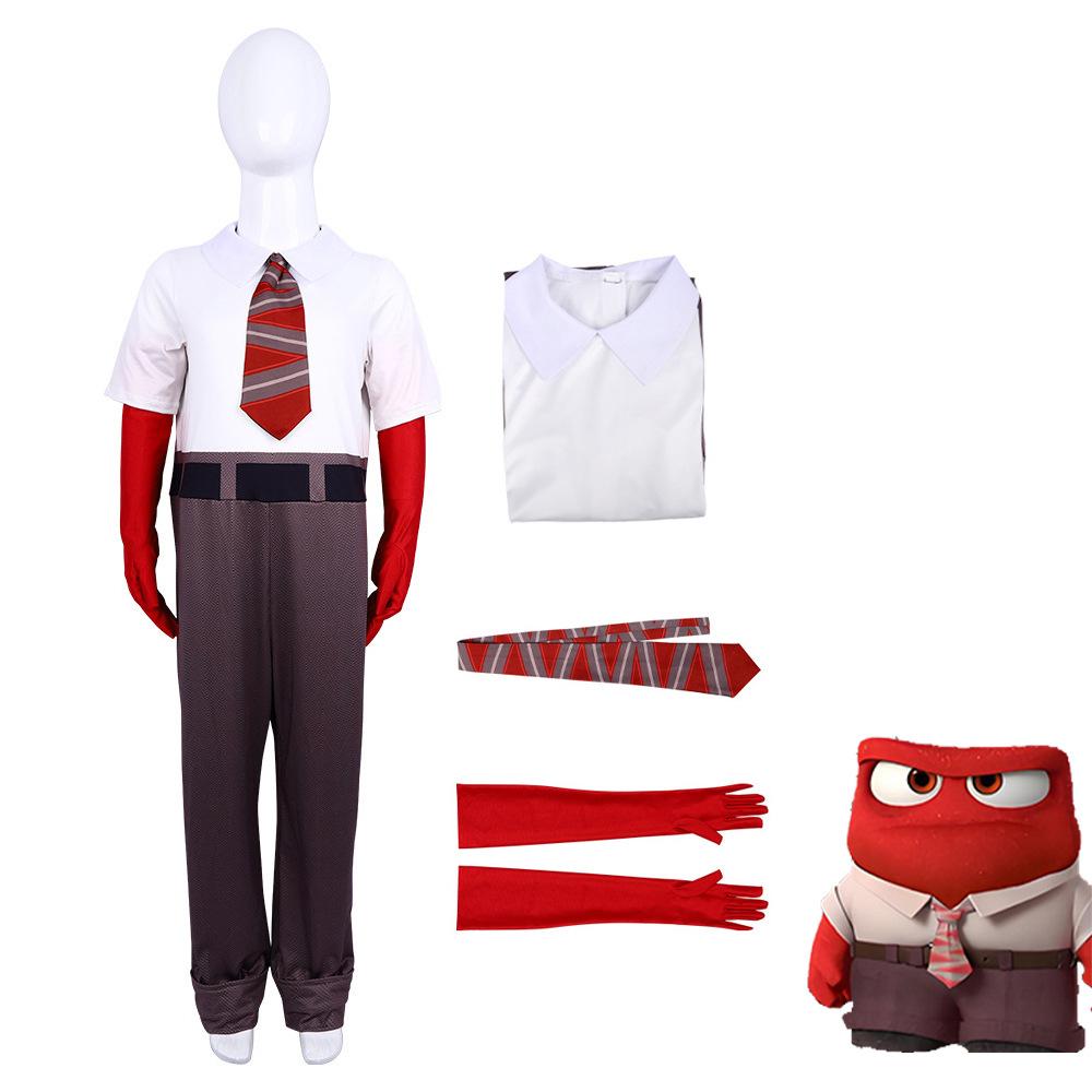 Anime Movie Inside out 2 Joy Cospaly Costume Envy Anxiety Ennui Cos Outfits Ideal For Adult Children Halloween Stage Performance Costume