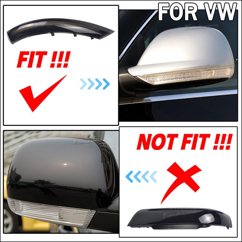 For VW Volkswagen Touareg I MK1 7L 2007 2008 2009 2010 Car Dynamic Turn Signal Lamp Side Mirror Sequential LED Light 7L6949101C
