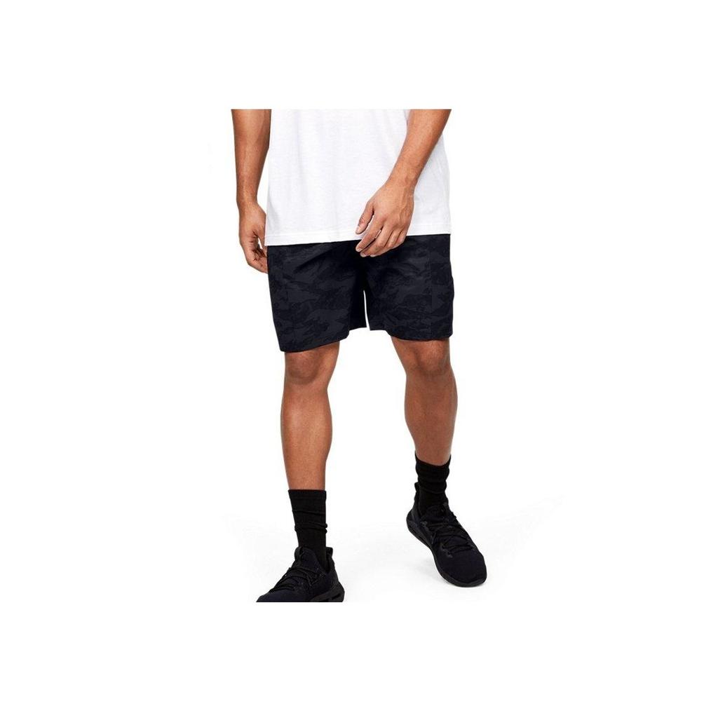Under Armour Baseline Woven Loose Fit Basketball Shorts Men Shorts Black 1351291-001