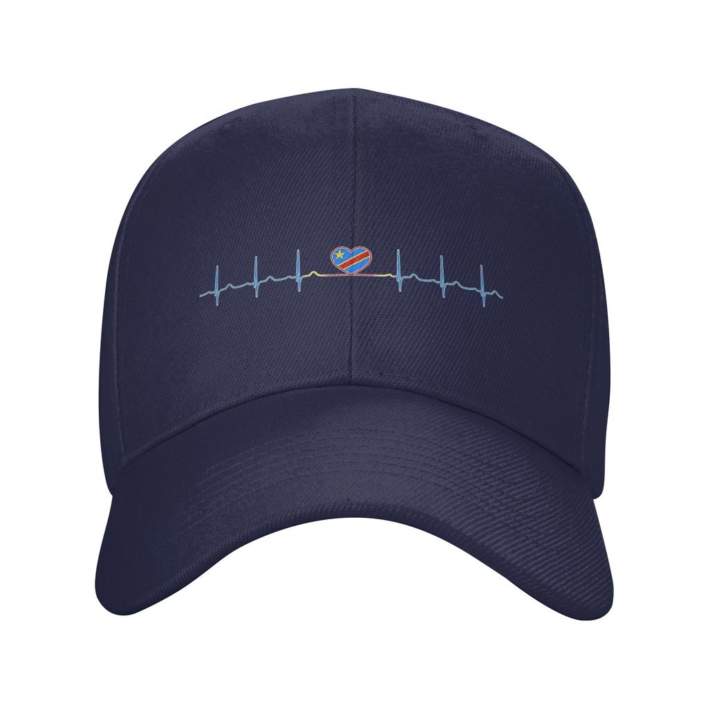 New Baseball Caps Heartbeat DR Congo Cape Verde Accessories For Unisex Trucker Cap Casual Sun Cap Gift