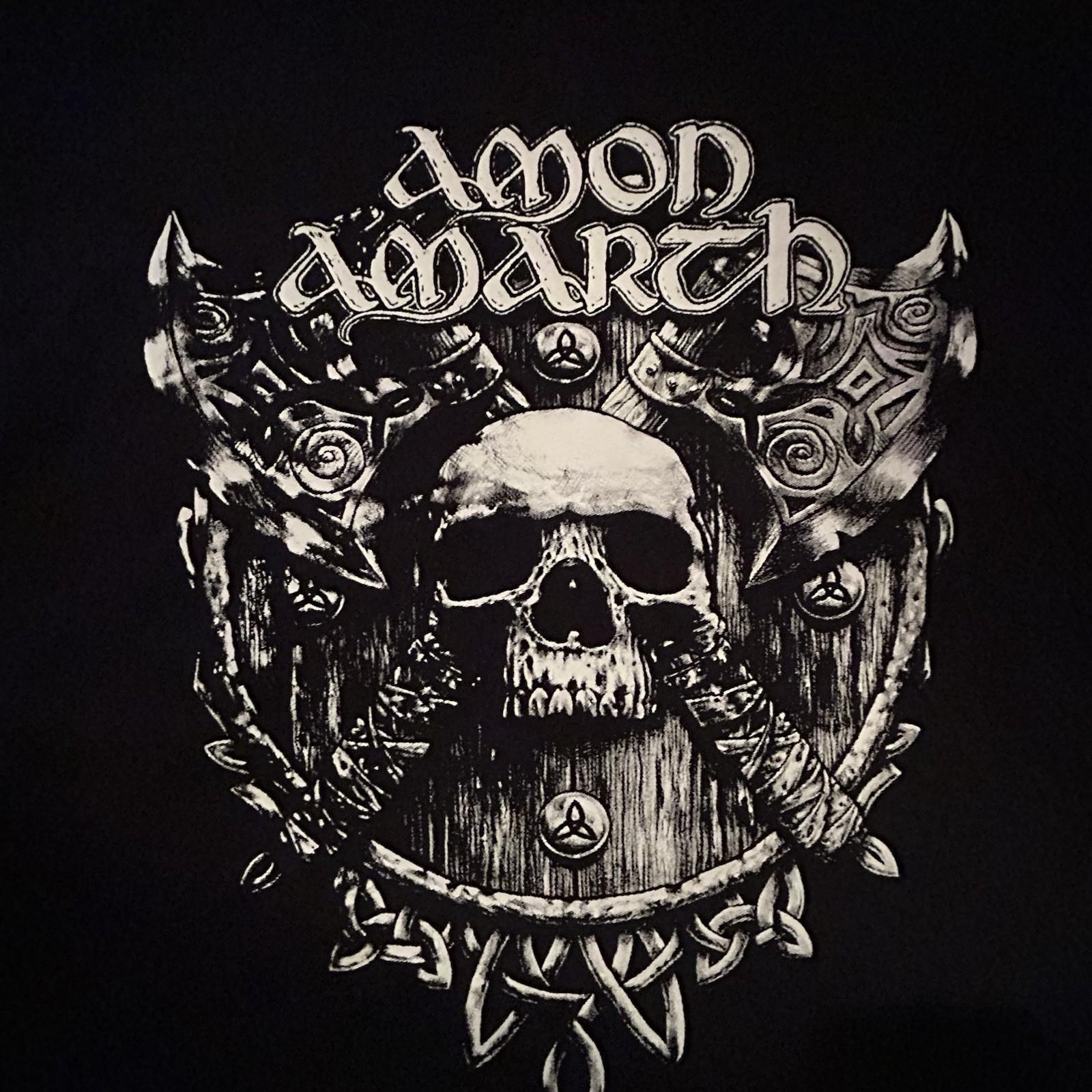 Men s Amon Amarth Grey Skull T-shirt XL Swedish melodic death metal band Unisex T-Shirt XL