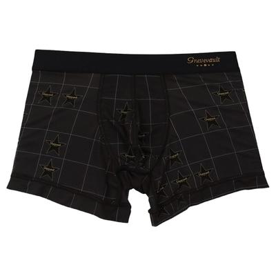 Grave Vault Timeless Nylon Short Boxer Front Made In Luxury Gift for TIMELESS Size L Briefs, Closure, Japan, Men, Men's Underwear, 3052382,