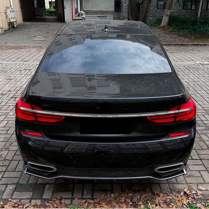 For 2015-2018 BMW G11 G12 M Sport Rear Bumper Diffuser Lip Spoiler Splitters Cover Guard Apron Protector Kit Accessories