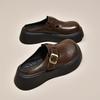 Fashion and lightweight platform small leather shoes for women to wear new single shoes, spring and autumn retro Mary Jane shoes