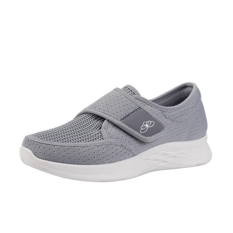 New Arrival Walking Shoes for Middle-Aged and Elderly Women – Velcro-Closure Sneakers with Hiking Soles