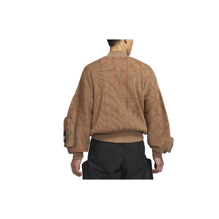 Nike X UNDERCOVER Jackets Men's Lichen Brown Stand Collar Moderate Workwear CZ4705-382