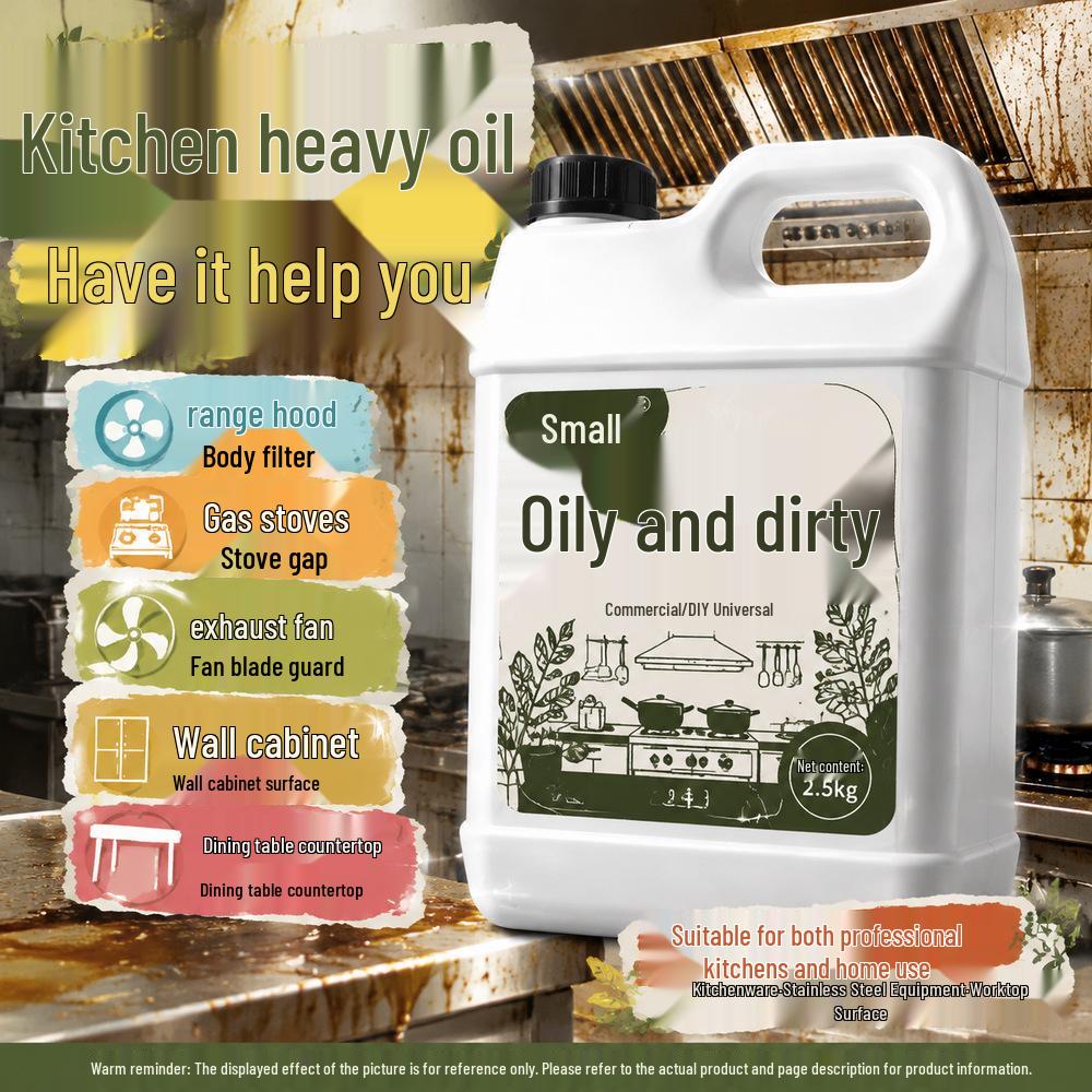 Kitchen Grease & Oil Stain Remover Spray for Table, Corners & Range Hood