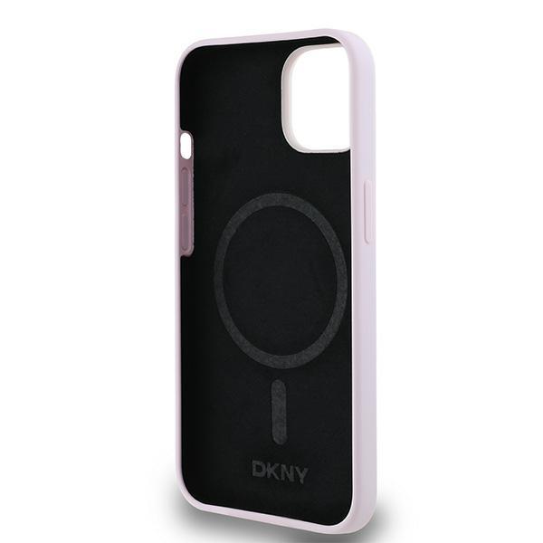 Dkny Dkhmp14Ssmchlp Iphone 14 / 15 / 136.1 Różowy/Pink Hardcase Liquid Silicone Small Metal Logo Magsafe