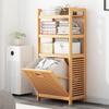 Changshen Wicker 3-Tier Storage Basket & Laundry Hamper