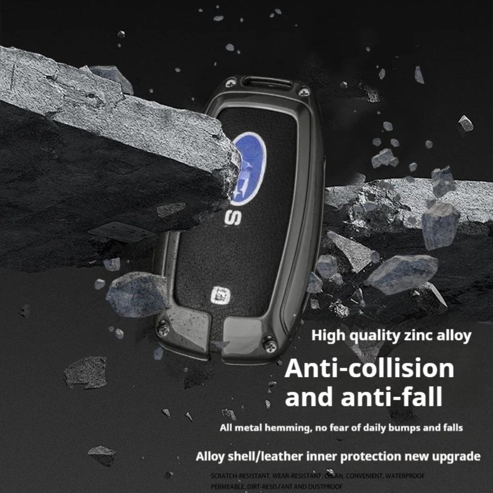 For Subaru STI Brz Wrx Xv Ascent Forester Outback Impreza Legacy Car Zinc Alloy Key Case Bag Car Metal Key Shell Auto Accessorie