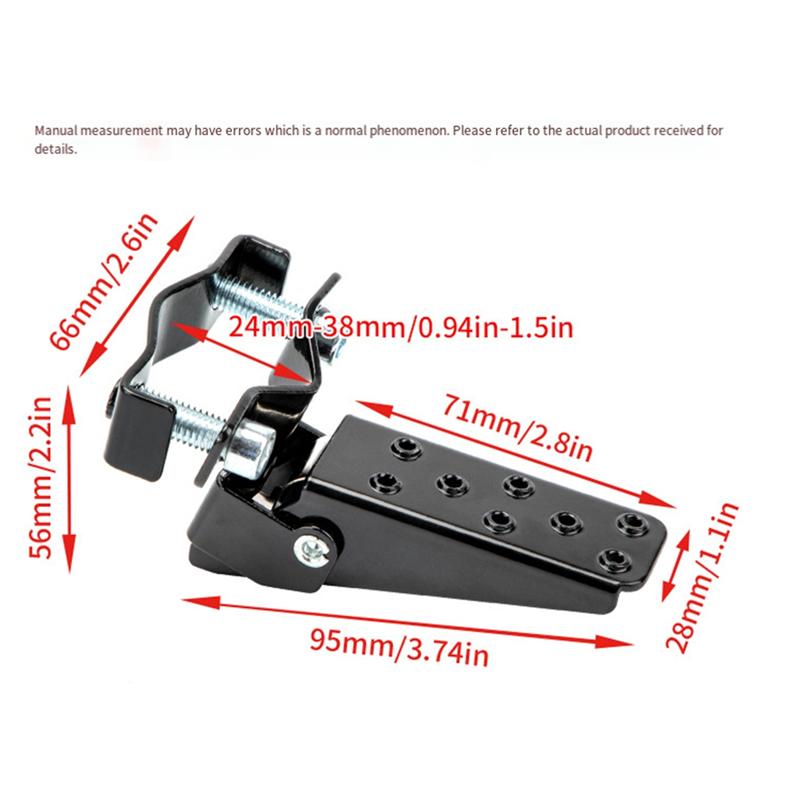 A16P-Retro Modified Pedals, Motorcycle Shock-Absorbing Pedals, Folding Pedal Sets, Suitable For Honda, , Etc