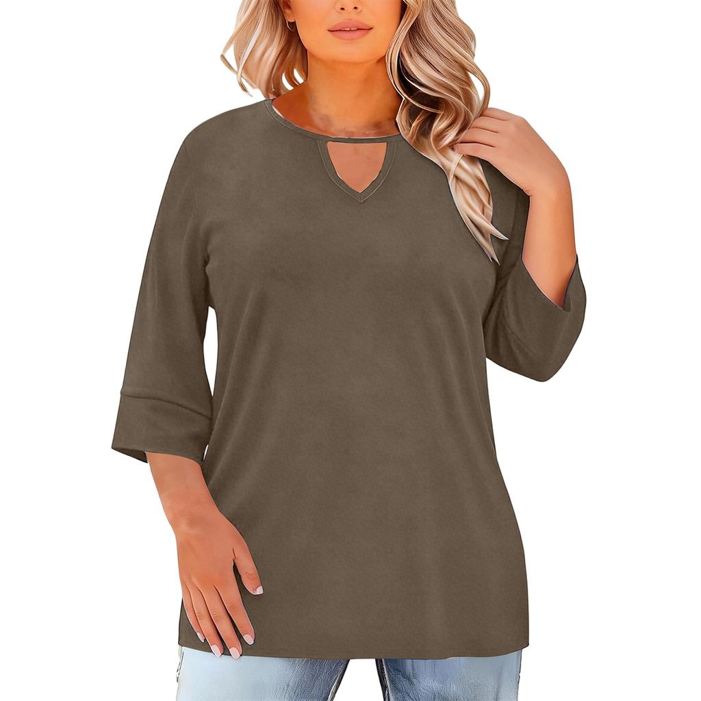 Women's Fashionable Short Sleeve Elegant Commuting And Casual Top