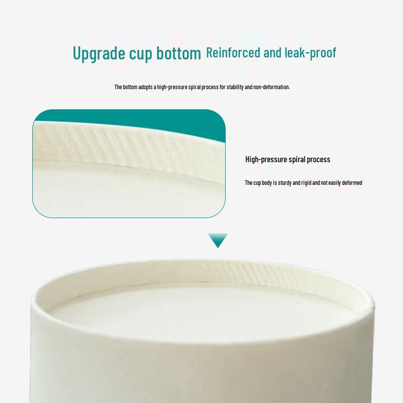 JIWANGGU 250ml Disposable Paper Cups