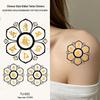 Chinese Style Waterproof Phoenix & Koi Tattoo Sticker - Long-lasting, Aesthetic Dunhuang Design for Arm & Collarbone