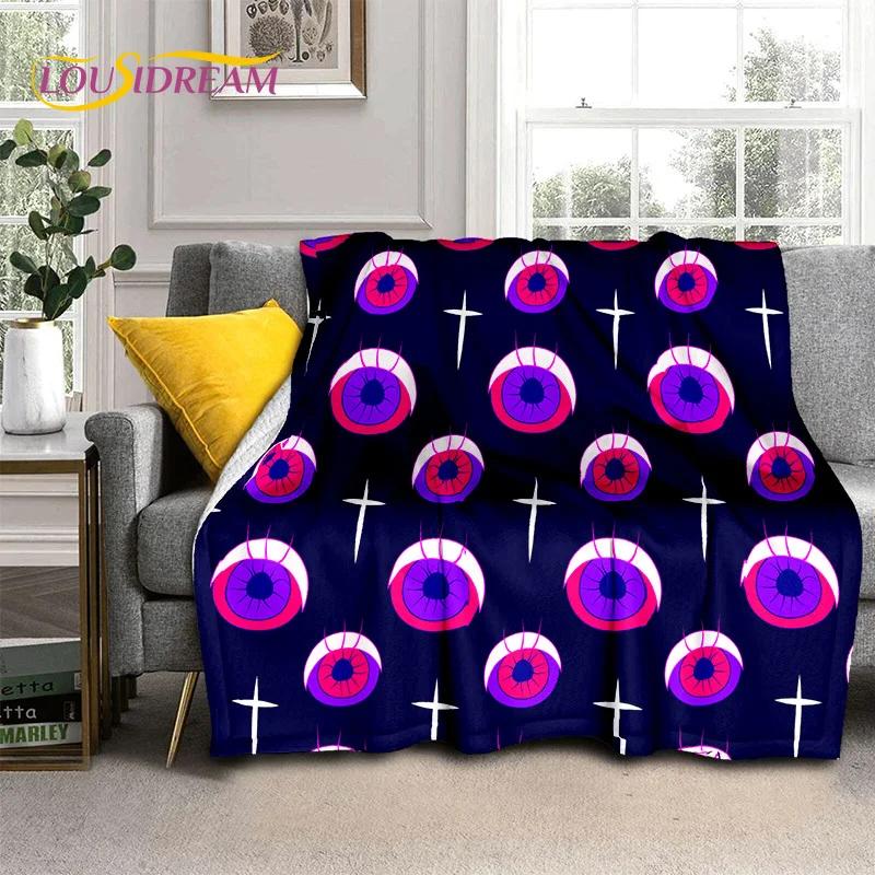 Evil Eye Turkey Blue Nazar Eye of Horus Soft Flannel Blanket for Beds Bedroom Sofa Picnic,Throw Blanket for Outdoor Leisure Gift