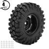 4Pcs Wheel Tyres Rubber Tires With Hubs for 1 10 Scale RC Crawler Off road Truck Car