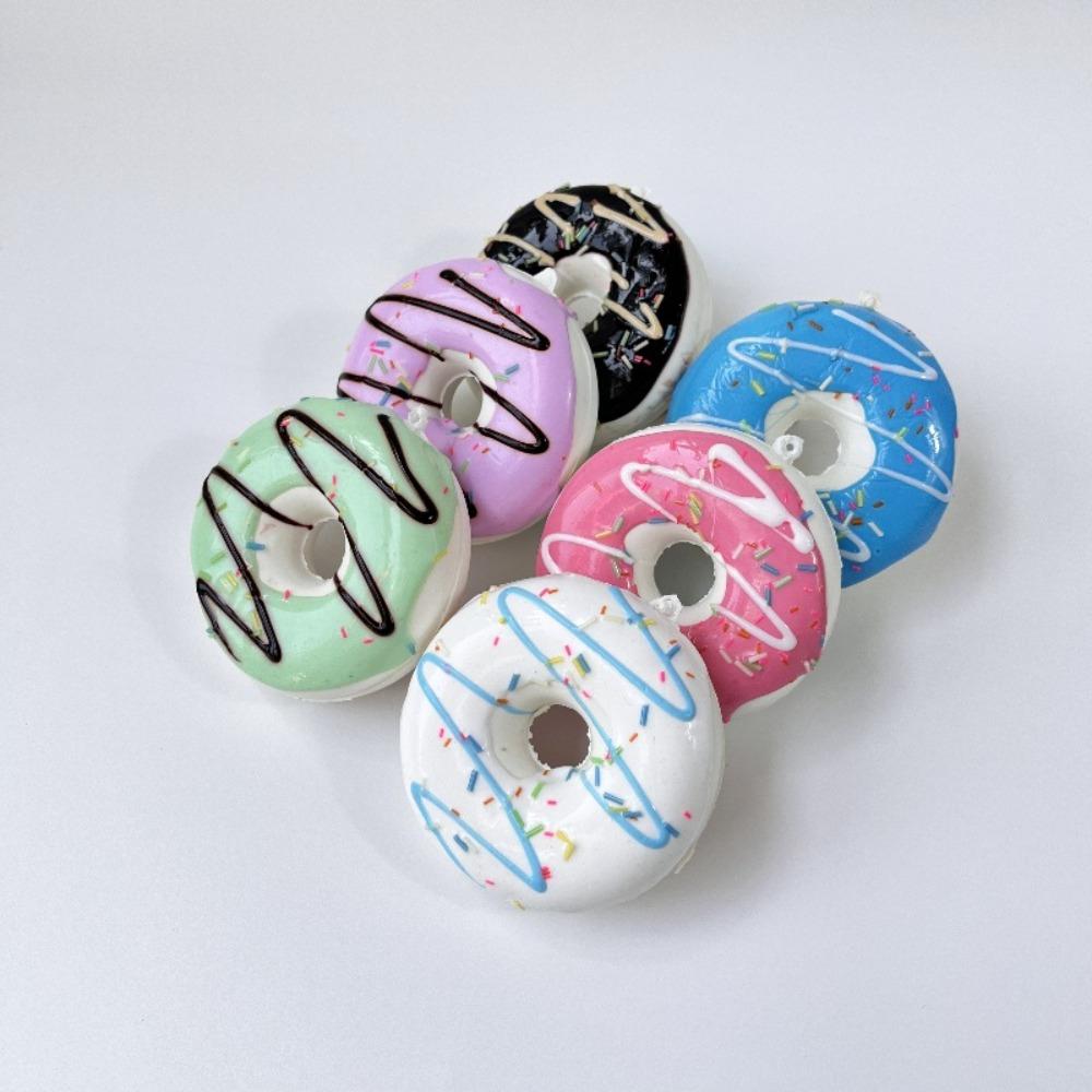 Soft Artificial Donut Bread Squeeze Toy PU Donut Donut Squishy Toy  Party Decoration