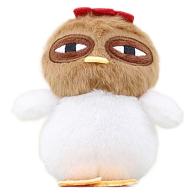 Adorable Porte-clés Poussin en Peluche Jouet Doux Pour Décoration de Sac Petit Poussin Mignon