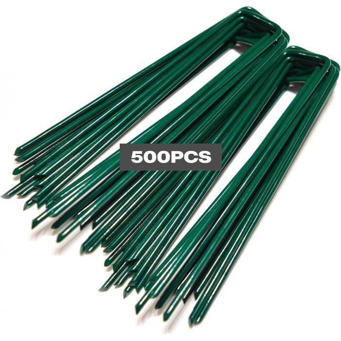 Piquets de jardin - winfaith - 500 pièces - acier inoxydable - galvanisé à chaud - made in italy