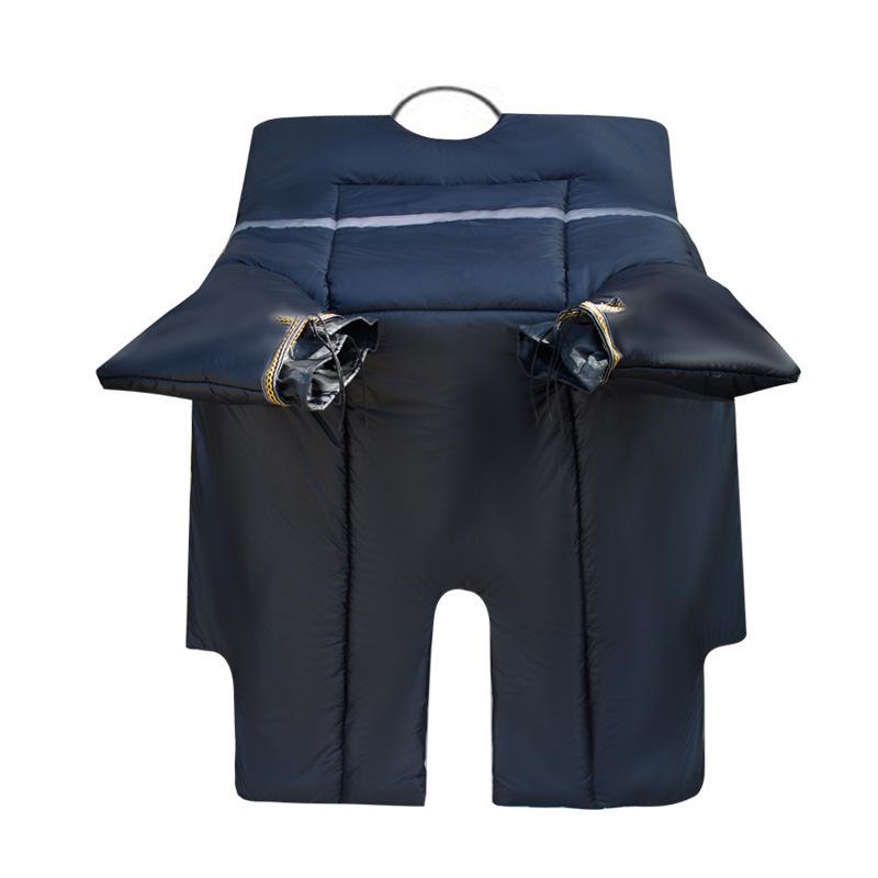 Bent Beam Motorcycle Windshield Fleece-Lined Waterproof Knee Pads - Warm, Thickened, Cold-Proof, Four Seasons Use.
