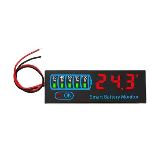 Universal Battery Charging Indicator Easy To Use Portable Multifunction LED Power Display Board Energy Saving Battery Level Indicator