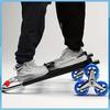 Heavy Duty Folding Stair Climbing Trolley, 3-Wheel All-Terrain Cart with Metal Frame, Ergonomic Handle, for Warehouse & Home Use