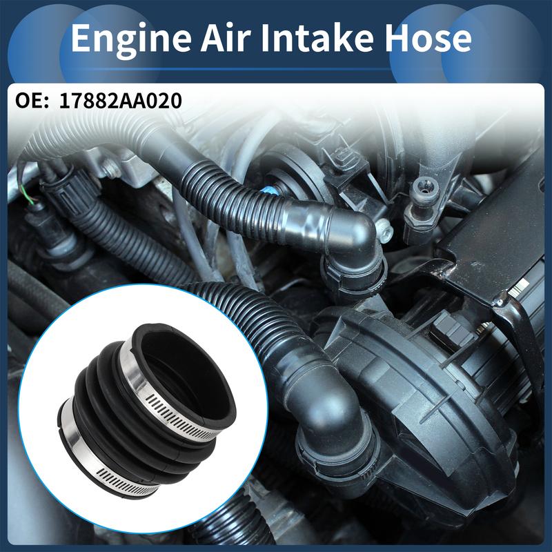 X Autohaux Engine Air Intake Hose for Lexus RX330 Air Intake Duct No.17882AA020 Clamp 1 Pc