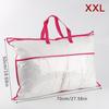 Průhledný netkaný polštář, balená přikrývka, deka, zip, prachotěsný úložný vak, domácí organizér, taška, nákupní taška, různé velikosti