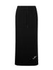Inner Museum Lettering Classic Long Skirt (Black)