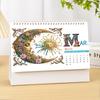5D/DIY Calendar Diamond Painting Calendar Kit Diamond Decorations Calendar Crystal Painting Desk Calendars Kit Gift for Friends