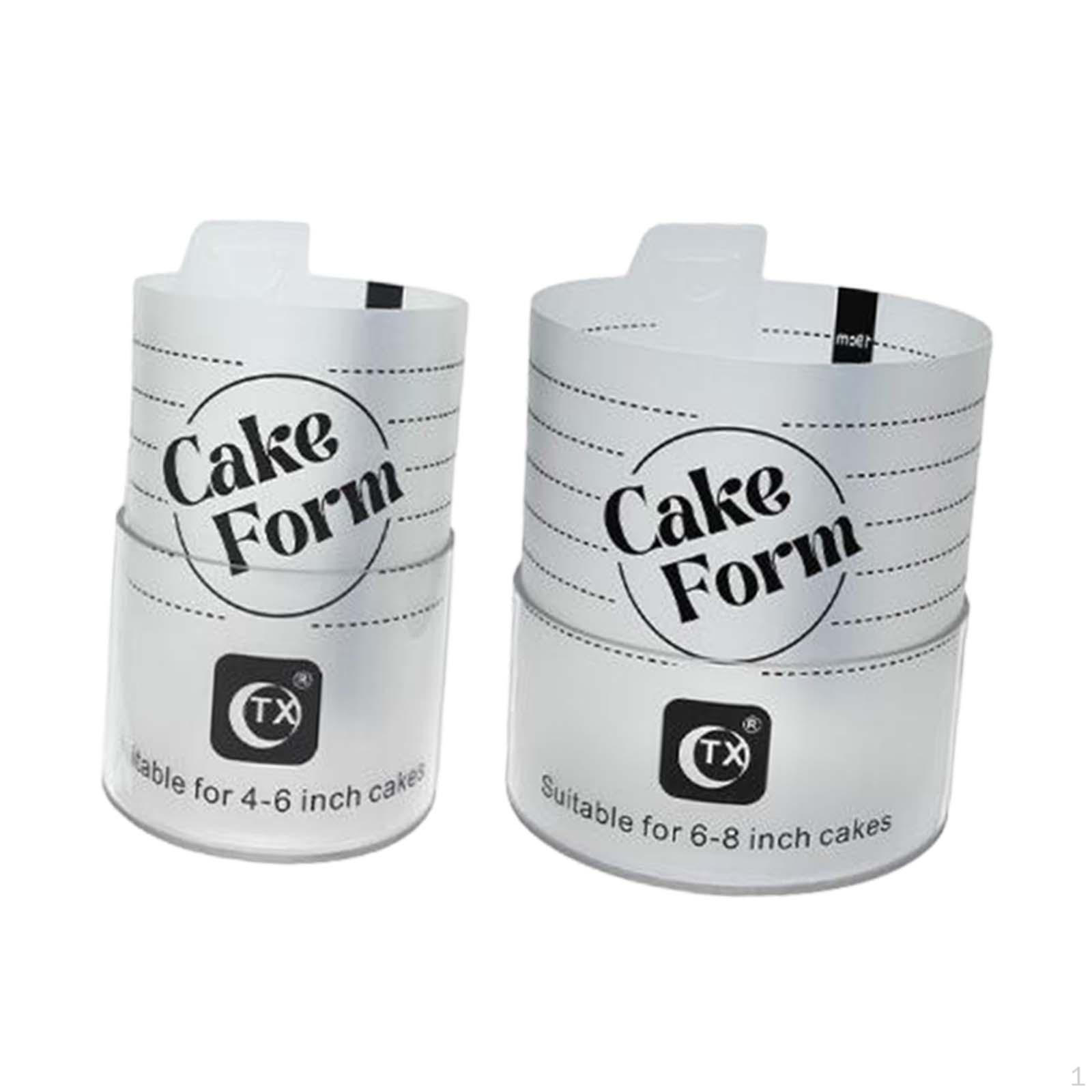 

2 штуки Форма для торта Универсальные инструменты для приготовления для начинающих на кухне пекарни 4inch 8inch