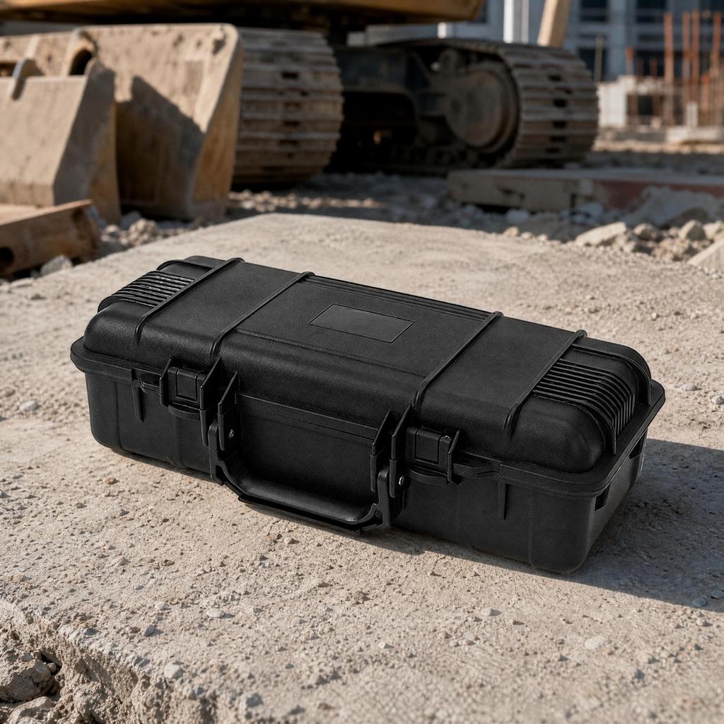Hard Shell Plastic Carrying Case with Foam Insert Portable for Travel