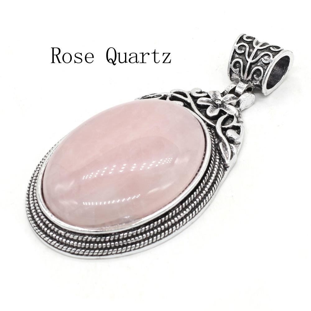 1 шт. винтажный овальный хрустальный кулон в богемном стиле — фото 19