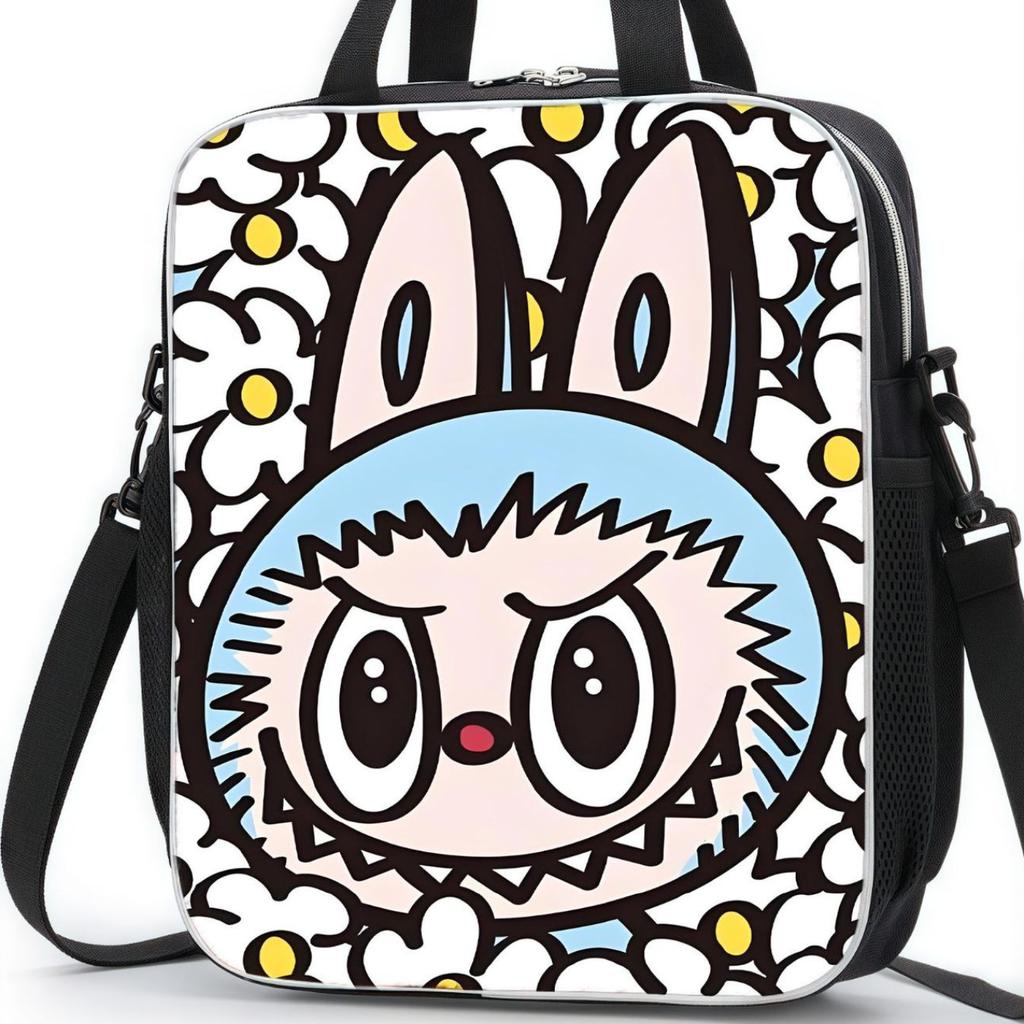 Torba tote z gruzu kreskówka uroczy dodatek duża pojemność torba dla ucznia na korepetycje plecak do szkoły podstawowej