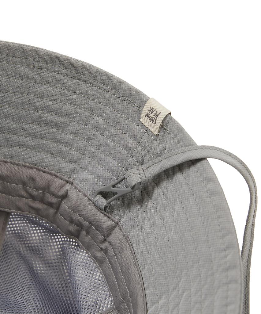 SNOWPEAK APPAREL Mesh 6-Panel Bucket Hat Gray (S24Mufbh76)