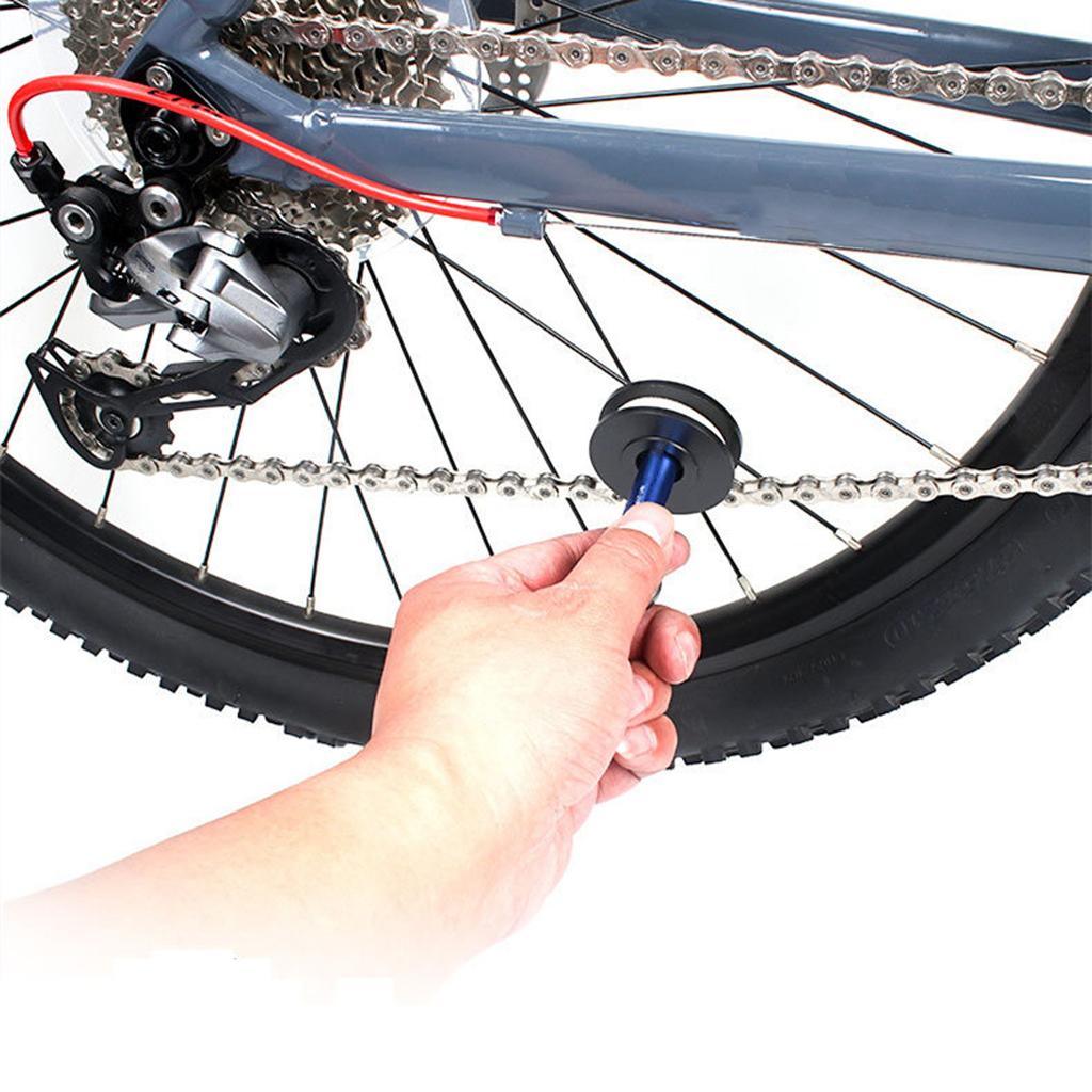 Road Bike Chain Keeper Sykler 12mm Thru Axle Chain Keeper for landeveissykkel Kjedevask rengjøringsverktøy Enkel å bruke