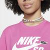 Nike T-Shirt Letter Print Pullover Round Neck Short Sleeve Kids tops Alchemy-Pink FN9673-605